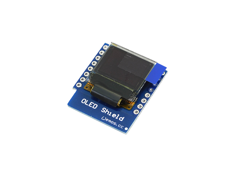 WEMOS D1 Mini OLED 0.66" I2C Shield - Image 1